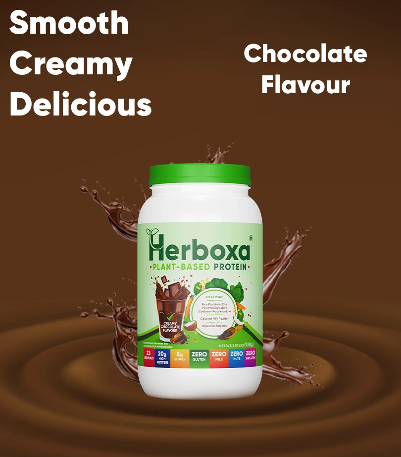 Herboxa Plant-Based Proteinл Smooth, creamy, delicious chocolate flavour